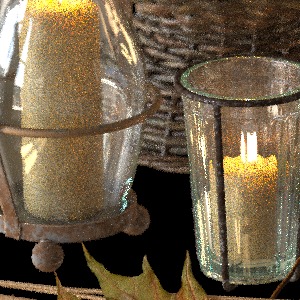 Corona без денойзера, фрагмент 1:1